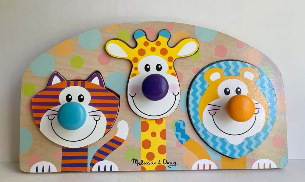 Melissa & Doug First Play Jumbo Knob Puzzle Safari